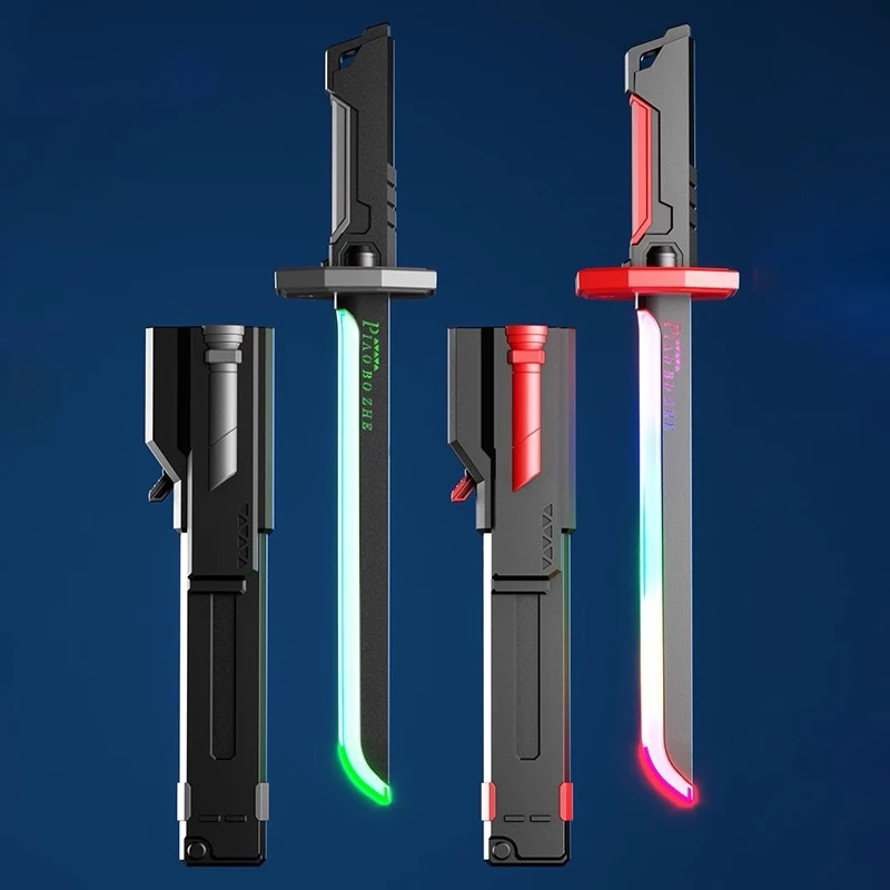 سيف ليزر جديد مع دخان متعدد الألوان تغيير أضواء LED تأثيرات صوتية لعبة الخيال العلمي للأطفال الكبار الدعامة السيف تأثيري هدية #6