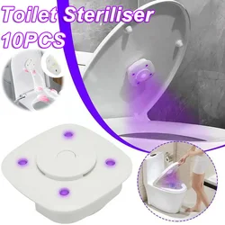 Closestool Sterilization Lamp UVC Ultraviolet Disinfection Lamp Toilet Bathroom USB Rechargeable Sterilizer Aromatherapy Tablets