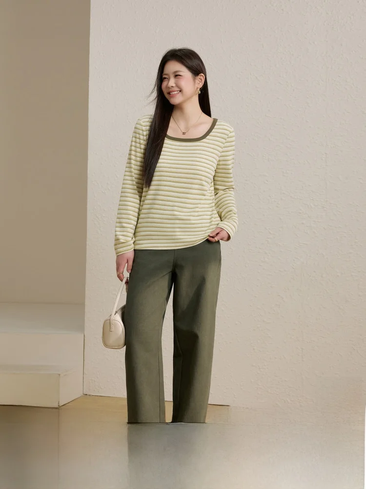 

Весенний повседневный комплект из чистого хлопка для женщин больших размеров: удобный двухсоставный набор, новый стиль, для отдыха