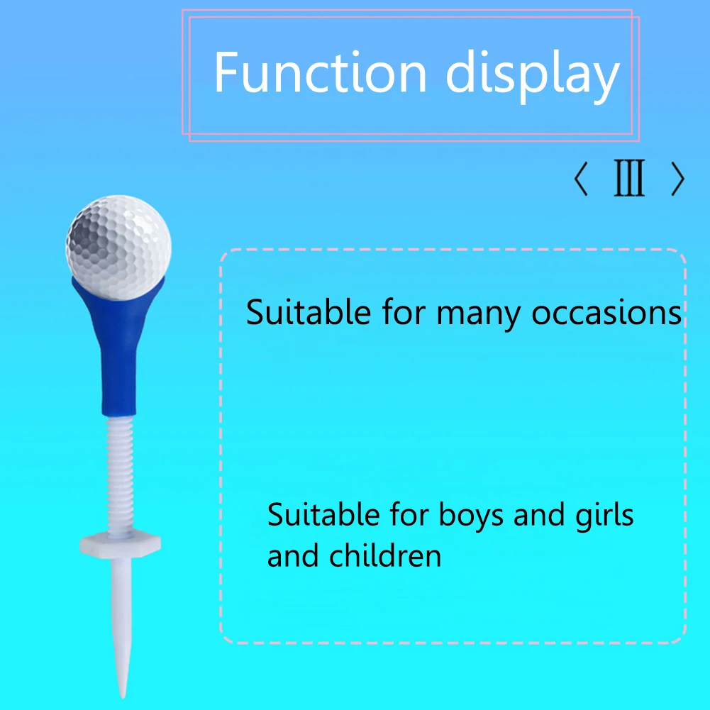 5 قطعة/صندوق حامل الكرة المحملة التدريب المستقر الكرة حامل المحملات ارتفاع قابل للتعديل في الهواء الطلق إكسسوارات رياضية لممارسة لاعب الغولف
