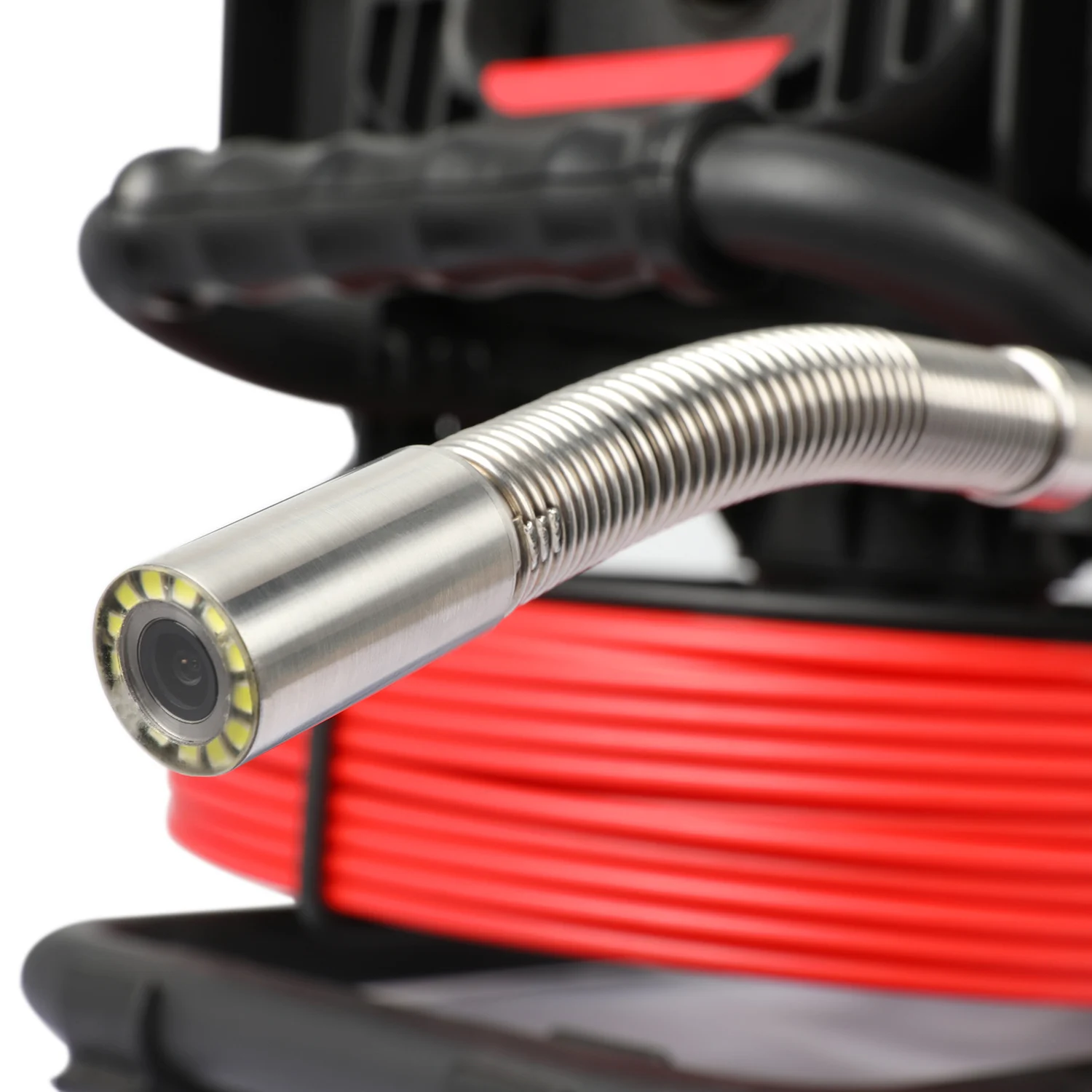 Sewer Drain Sewage Drainage HD Pipe Inspection CCTV Camera QYTeco Qy6566 (30M) 13.3 Inch 512Hz Self-Leveling 21mm Cable