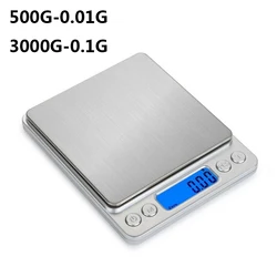 500g 0.01g/3000g 0.1g bilancia da cucina digitale bilancia per gioielli grammo Display LCD cottura cibo pesare per la cottura del tè bilancia