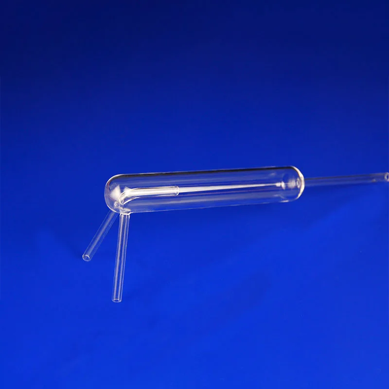 Custom Machined Quartz Reducer Tube, Sample Test Tube, High Optical Transmission, Thermal & Corrosion Resistance