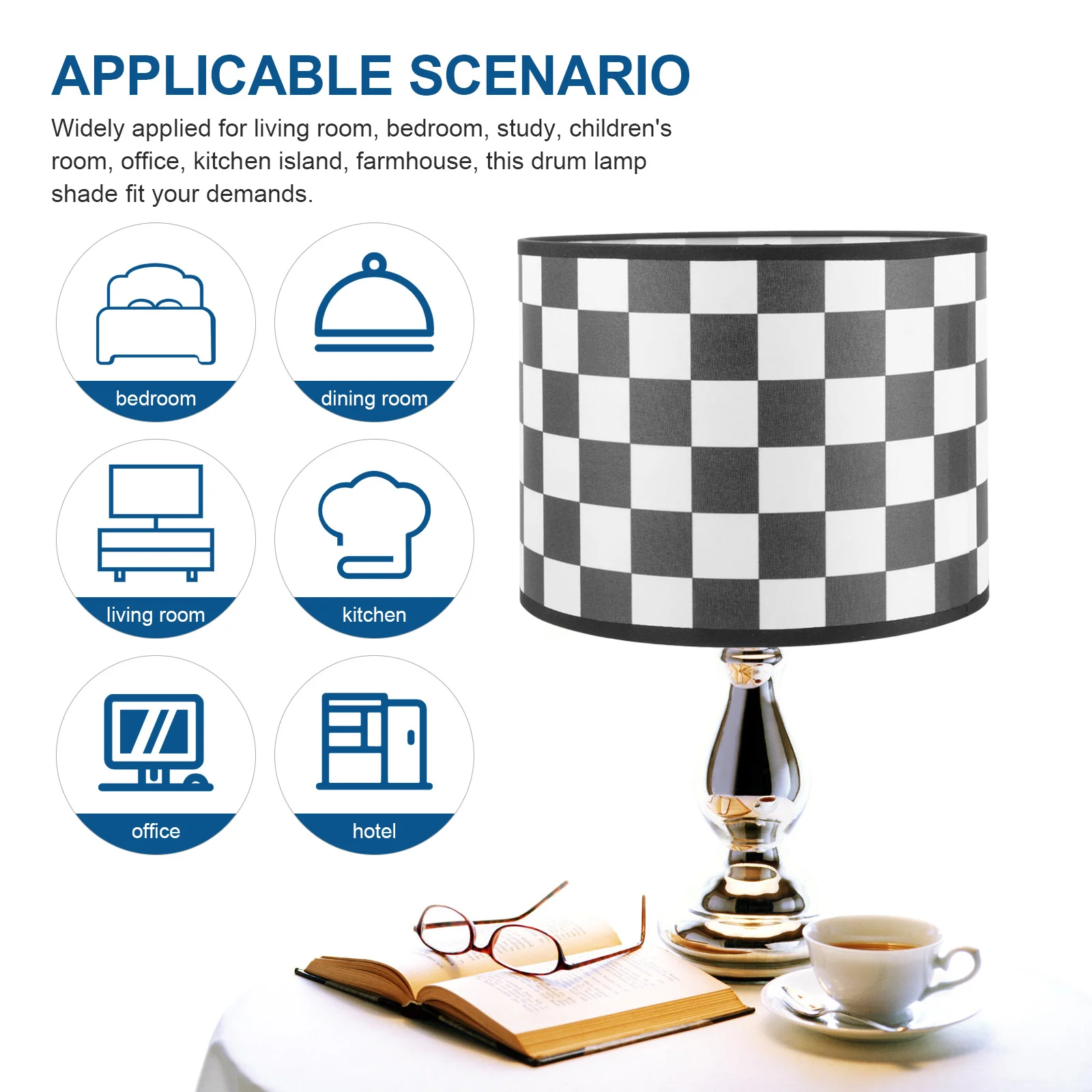 

Unique Design Lampshade for Table Floor Wall Lamps Long Lifespan E27 Lamp Shades Fabric Lamp Shade Lampshades for Desk Lamps