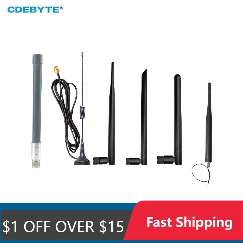 

915MHz Rubber Antenna Series CDEBYTE Antenna Foldable SMA-J Interface Cabinet Antenna TPEE Material for Modem