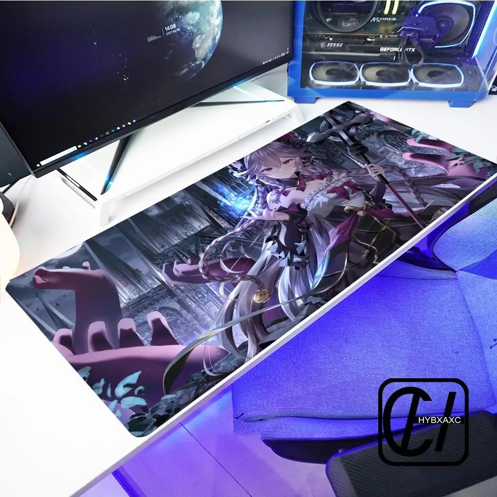 Mouse Pad E-Epic S-Seven HD Mouse Pad Extended Gaming Keyboard  Large Mouse Pad 90x40 XXL Gamer Desk Mat Carpet HYBXXC