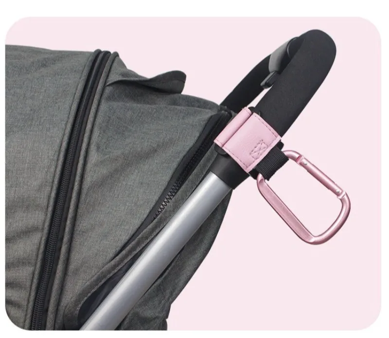Universelle Kinderwagen-Haken-Clips, Robuster Hängeorganizer für Wickeltaschen, Geeignet für Kinderwagen, Einkaufswagen, Autositze, Babyträger – Detail 10
