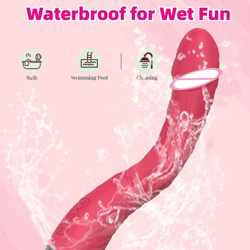 Long Vibrator Dildo Sex Toys For Women Powerful Vibro Magic Wand Clitoris And G Spot Stimulator Female Masturbation Adult Goods