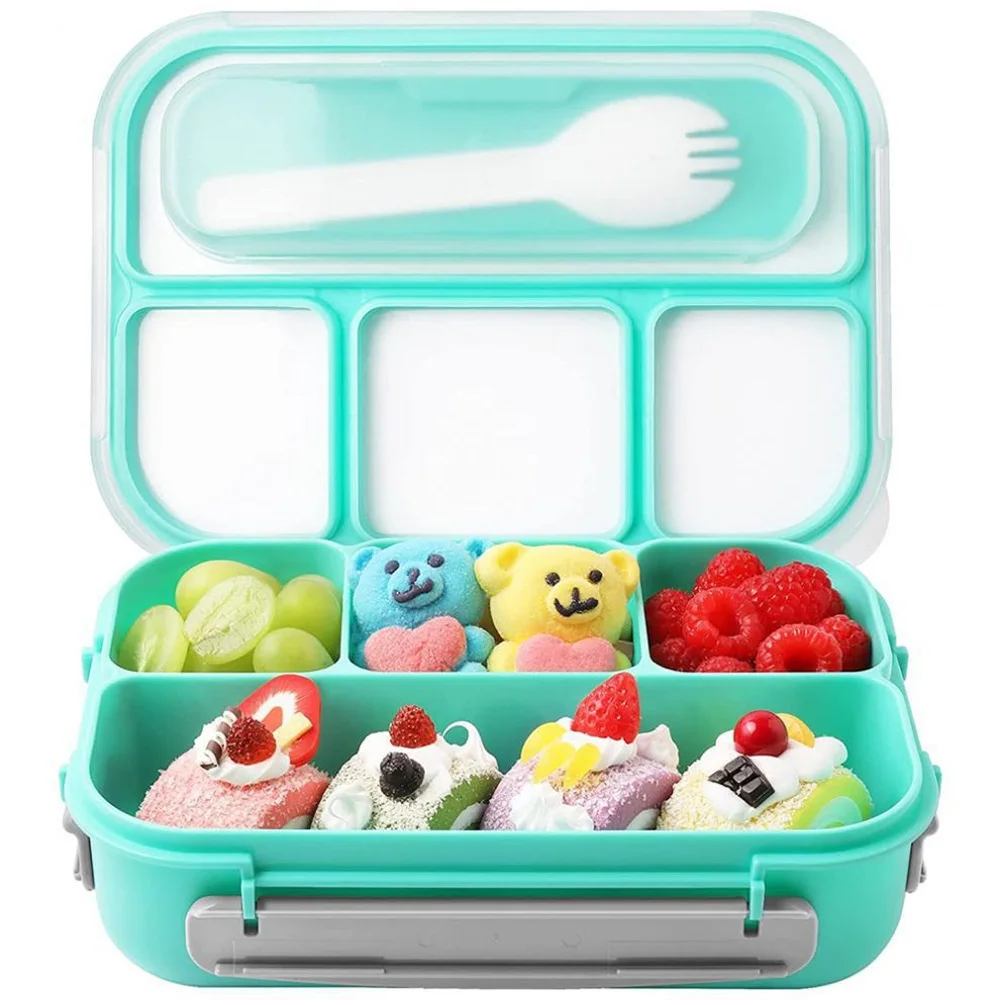 1000mlScatola da pranzo per bambini Contenitore per snack Contenitore per alimenti isolato a tenuta stagna Campeggio esterno Picnic Sandwich