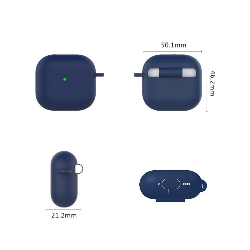 Hoesje voor Apple Airpods 4 hoesje Oortelefoonaccessoires Bluetooth-headset Siliconen Apple Air Pod 4 Cover Airpods 4 hoesje