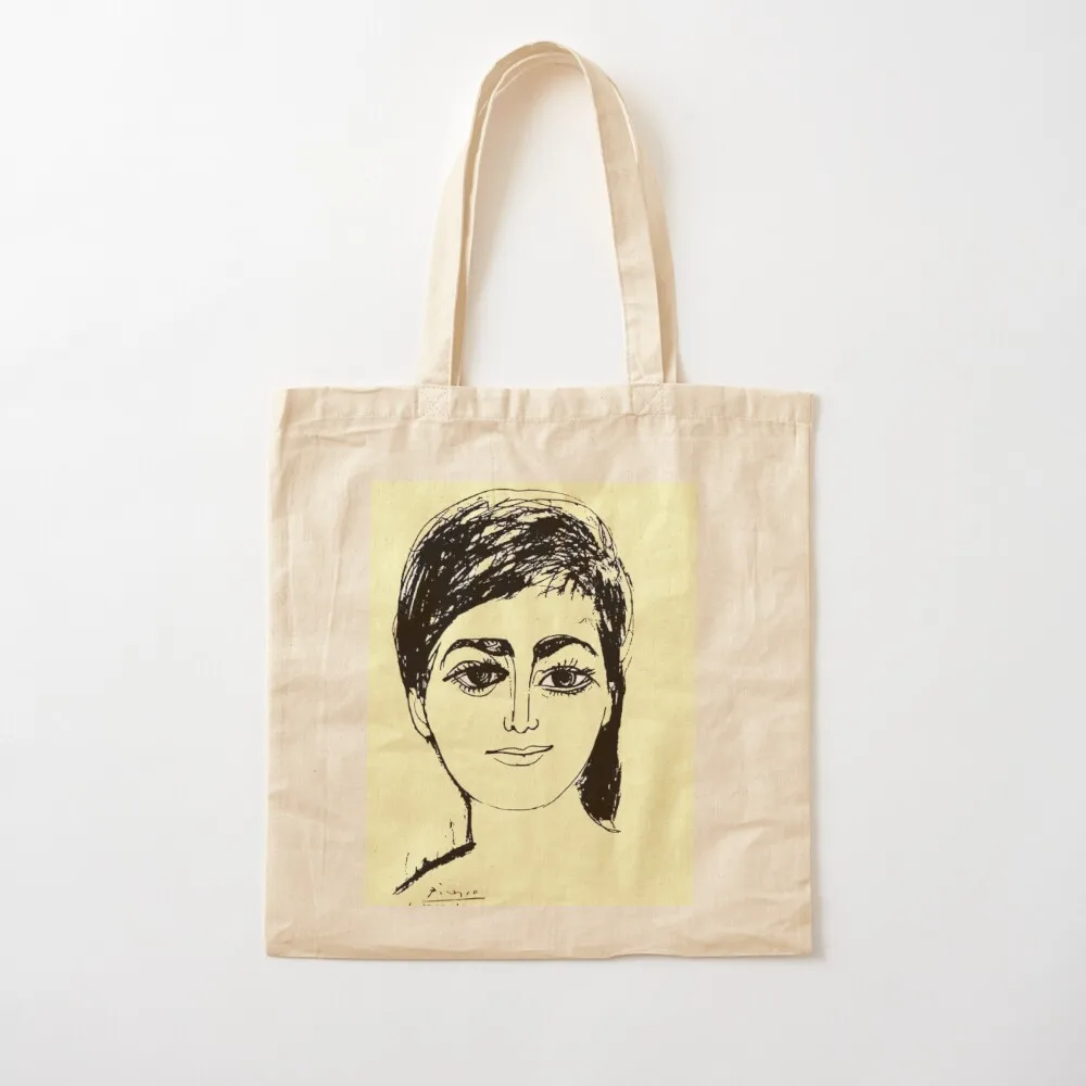 

YOUNG GIRL : Vintage 1961 Abstract Print Tote Bag Woman shopper bag Shopper bag shopper bags for women tote Canvas Tote