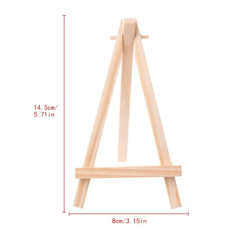 Мини -деревянный штатив Мольберт показ картинка карты карты Canvas Holder Wedding Party