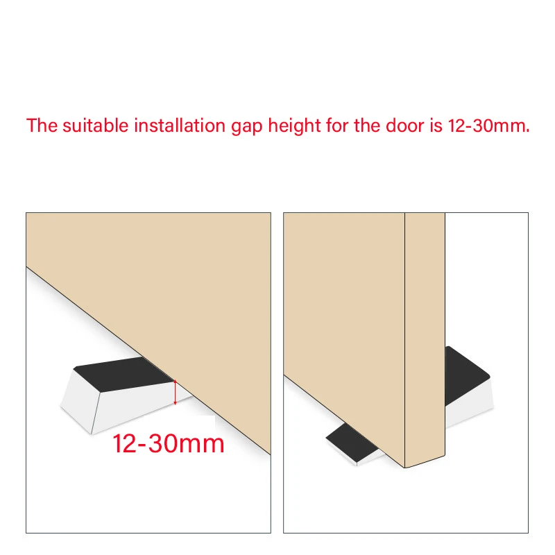 1Pc di Sicurezza In Silicone Fermaporta Fermaporta Blocco Cuneo Fermaporta Fermaporta Porta Dell'home Office Fermo Posteriore Anti-collisione Arresto