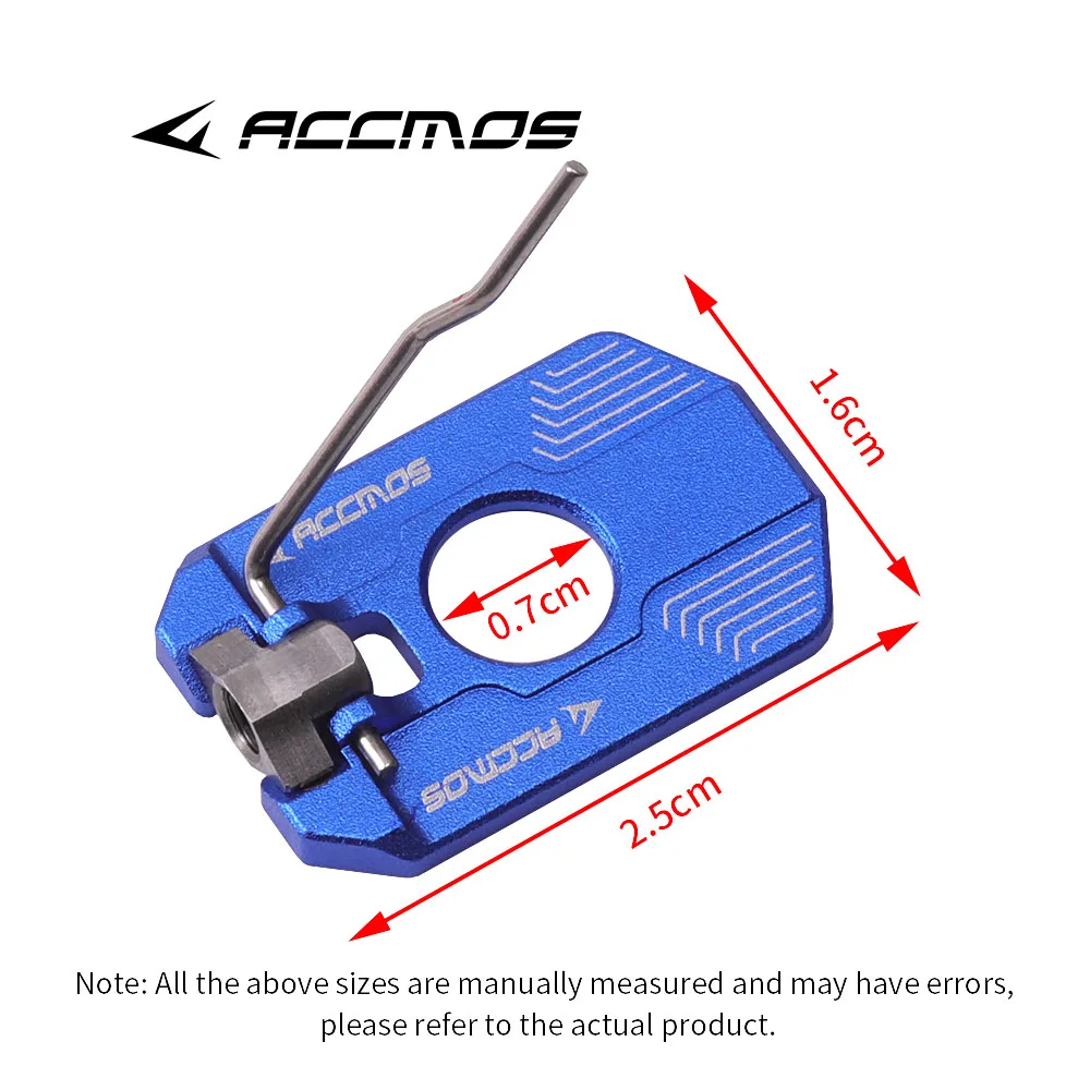 ACCMOS Adjustable Magnetic Arrow Rest Cushion Plunger Side Pad  Aluminum Alloy Archery Recurve Bow Longbow Hunting