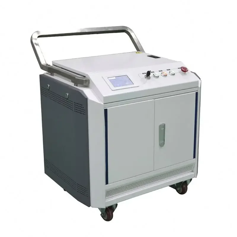 Huahai Laser clean metal machine Wuhan laser cleaning machine 100W 200W for rust remove