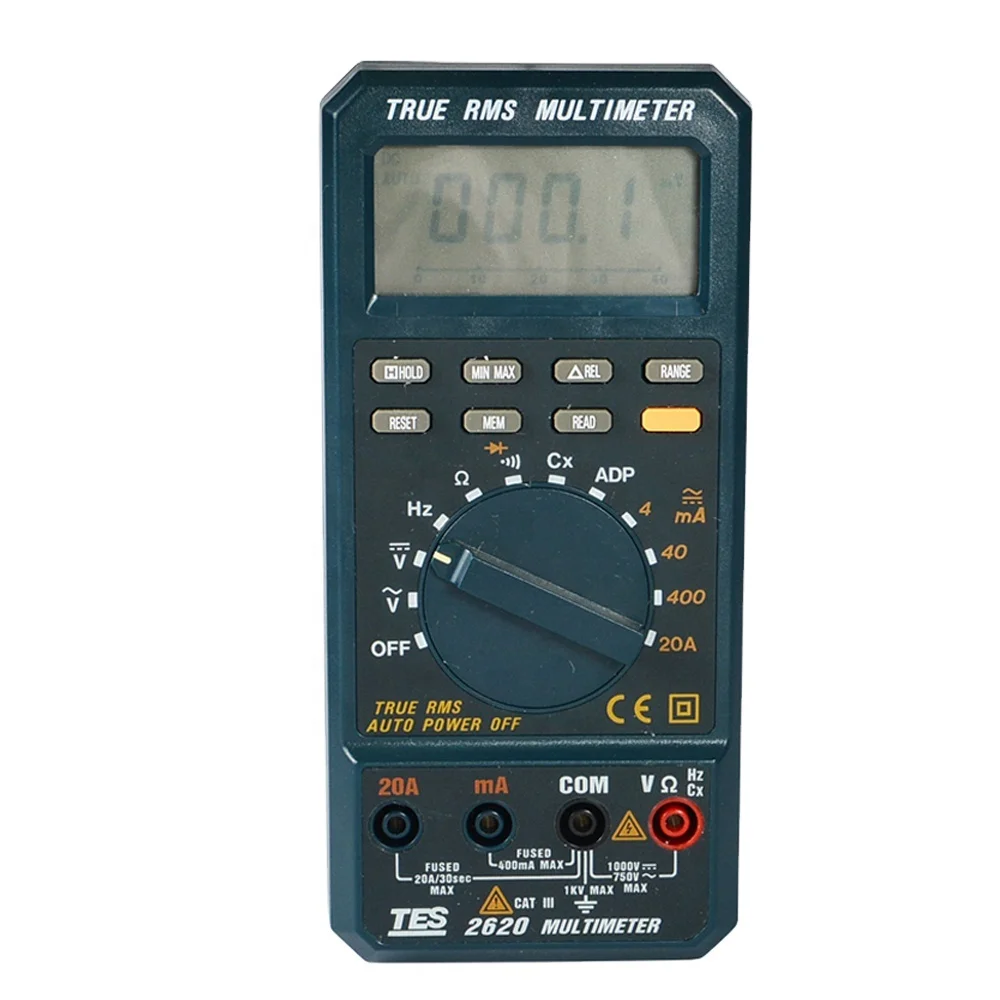 Test2620: A Comprehensive Review of the TES-2620 Digital LCD AC/DC True RMS Multimeter