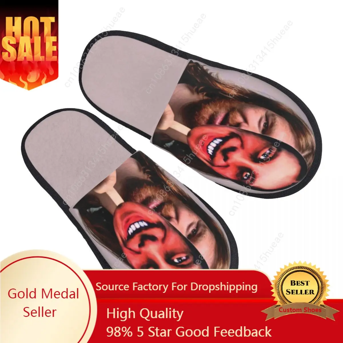 

Aphex Twin House Slippers Soft Warm Memory Foam Fluffy Slipper Custom Print Women Indoor Outdoor Shoes