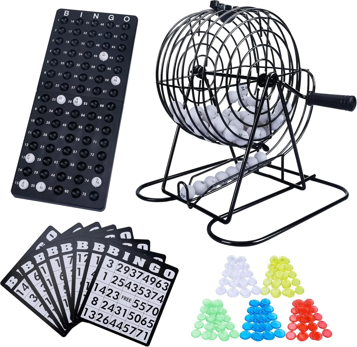 Bingo Game Set for Adults and Kids - Included 8