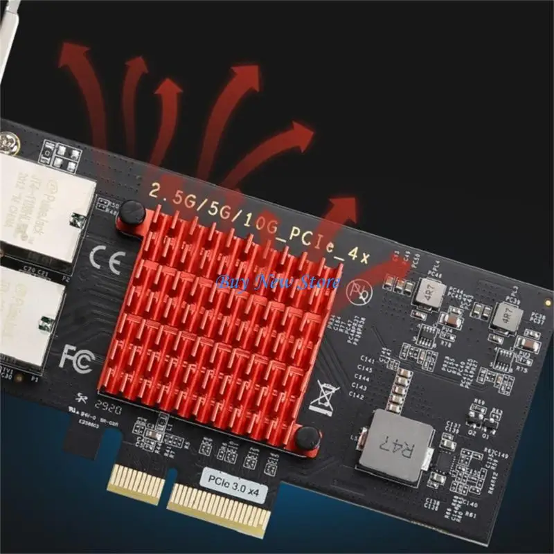 

20CE PCIE3.0 X4X16 10G Dual RJ-45 Port Card for Network Running Smoothly Inter-/X550 Control Chip Stable Performance