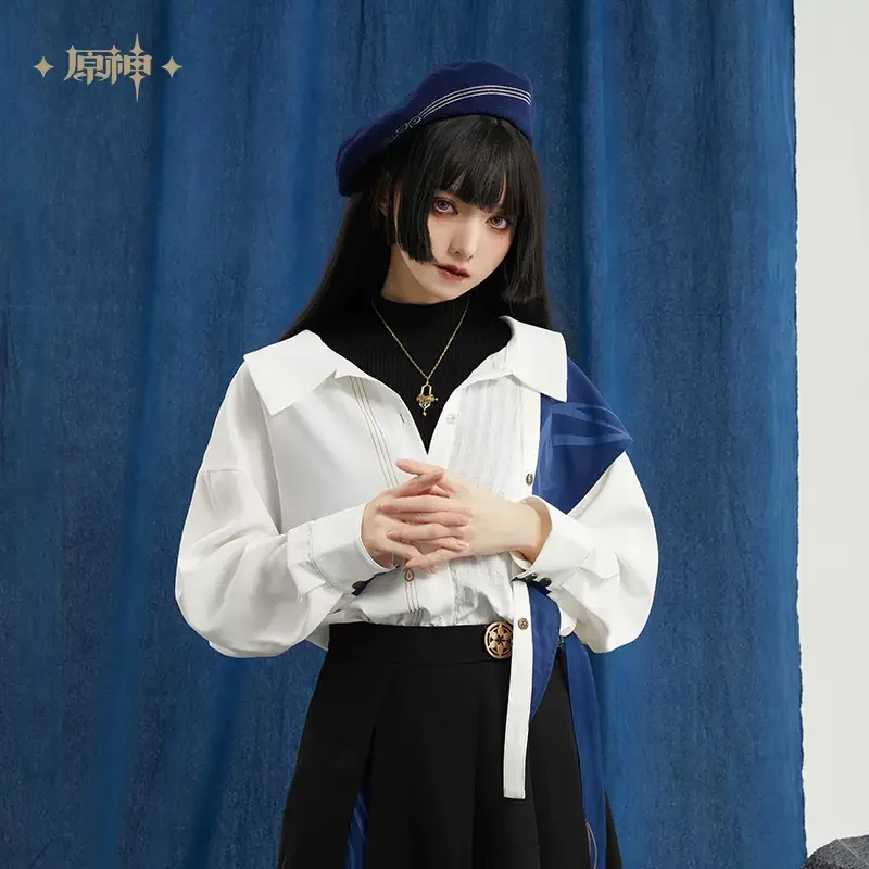 Sunsyea Official Genshin Impact Merch From miHoYo Wanderer Series Beret Octagonal Hat Scarf Plush Pendant Doll Bag Necklace