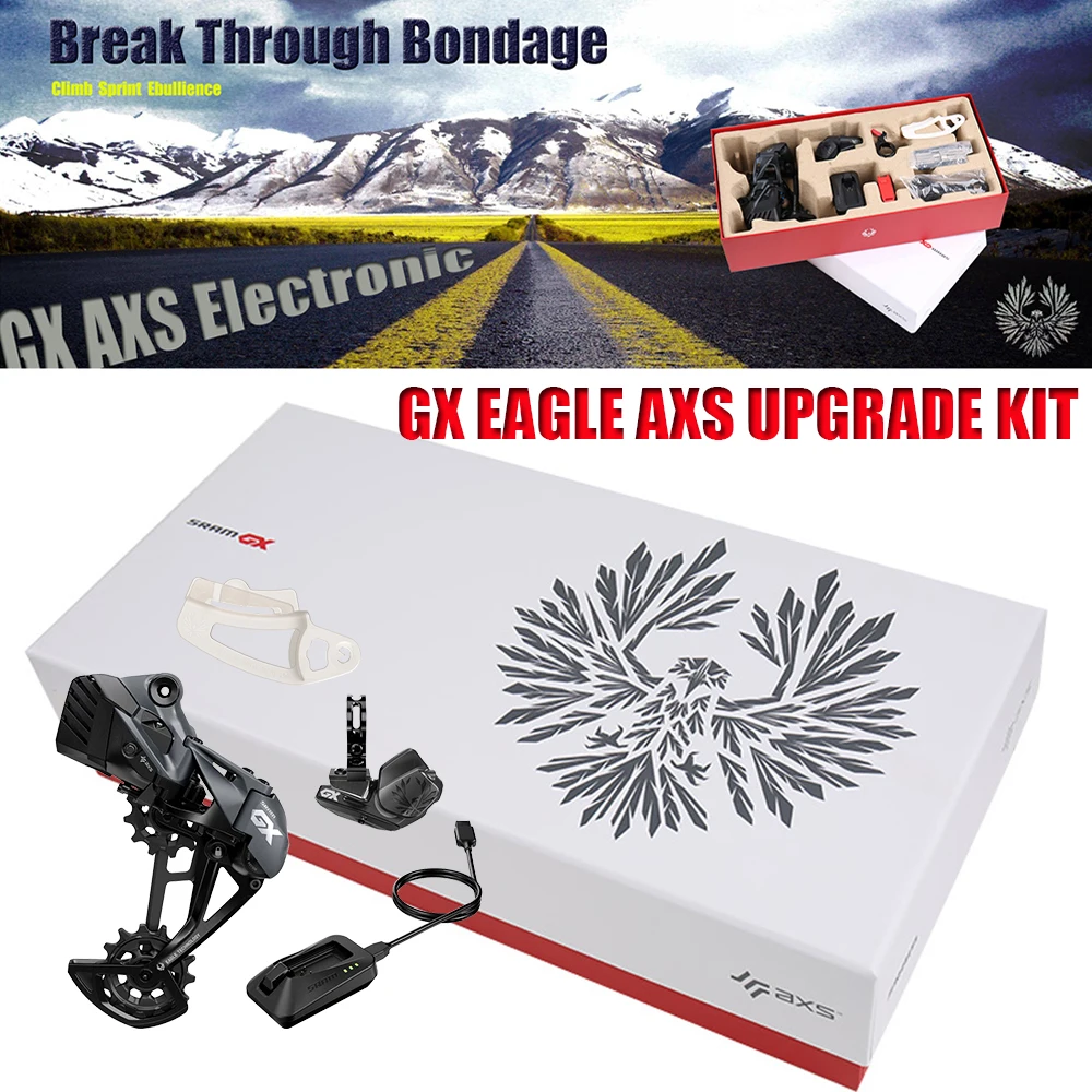 SRAM GX Eagle AXS 12Speed12V MTB Electronic Bicycle Groupset Wireless Trigger Shifter Lever Rear Derailleur Battery Charger Kit