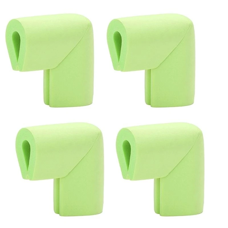 J15U 4x سلامة الطفل لحماية حشوات الزوايا المضادة للتصادم حافة حماة حشوات زوايا الطاولة للزجاج والأثاث المسطح