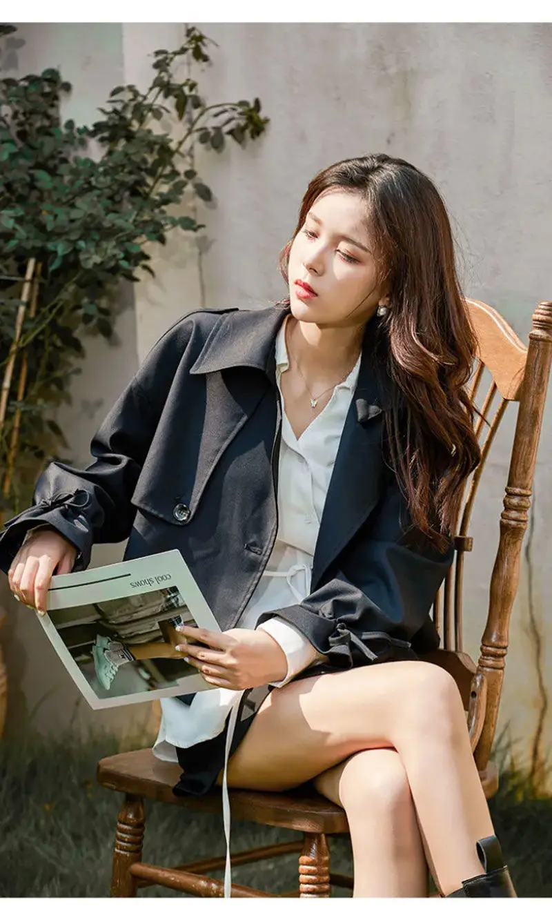 

Women'S Clothing Trend 2025 Blazer Woman Class Cover Washable Double-Faced Drape Sparkly Sliver Gliiter Silky Smooth Letter Dots