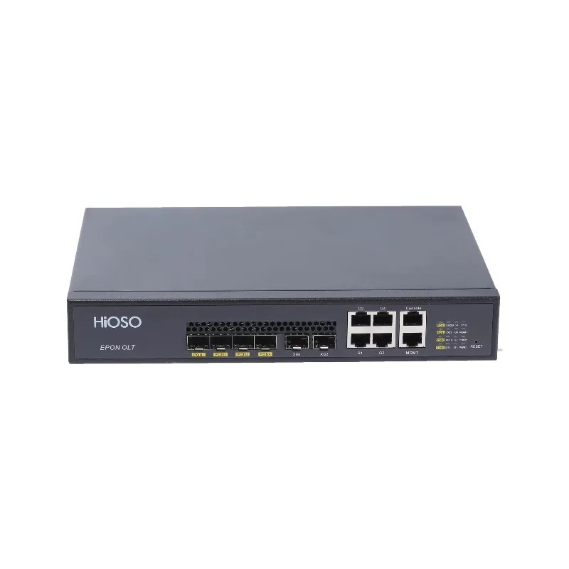 HA7304VXD Without PON Modules  4PON EPON OLT 10GUplink  FTTH 10G Uplink Fiber Optic Equipment FTTx  Without 1AC DC Power