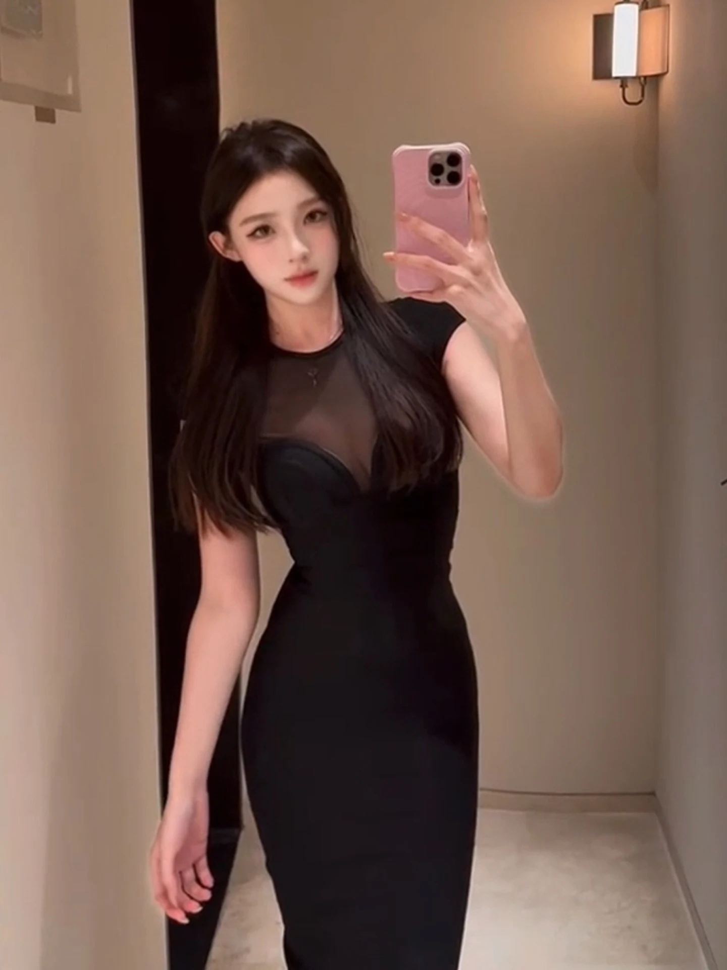 

Женская летняя облегающая юбка XZY Slimming Bla Me Splice Dr больших размеров с утягивающим эффектом на талии, повседневная, из полиэфирного волокна