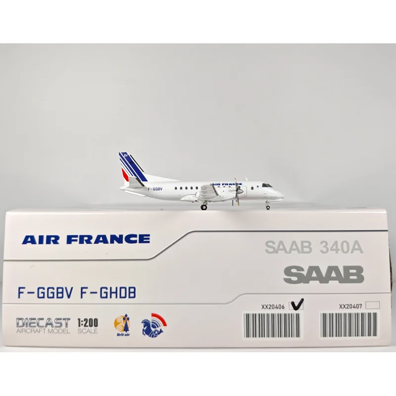 

JC Wings литье под давлением масштаб 1/200 Air France SAAB340A F-GGBV модель самолета из сплава Коллекционный декоративный орнамент