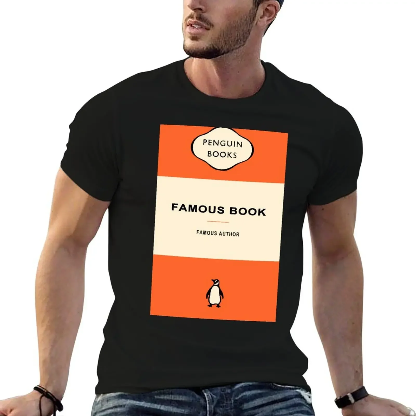 

Penguin Books T-Shirt shirts graphic tees boys whites street wear mens t shirt