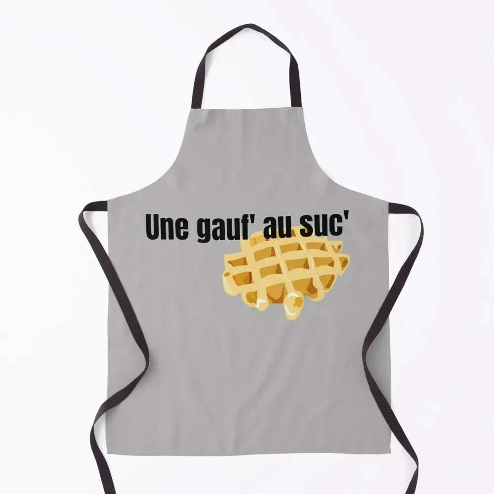 

A sugar waffle, Belgian expression Apron Hairdressing Chef Uniform For Men Apron