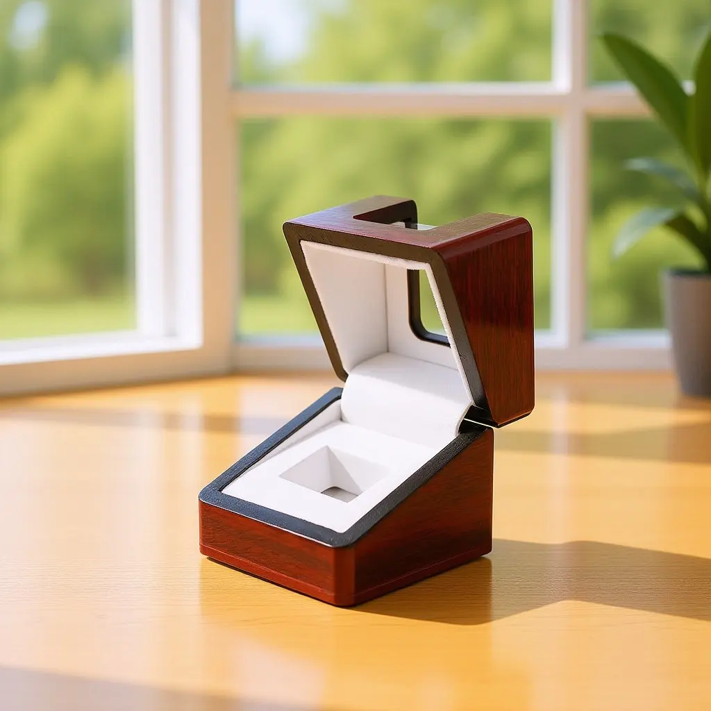 

Jewelry Storage Box Ring Case for Protection Organization Display Sturdy Structure Fine Workmanship Decorative Portable
