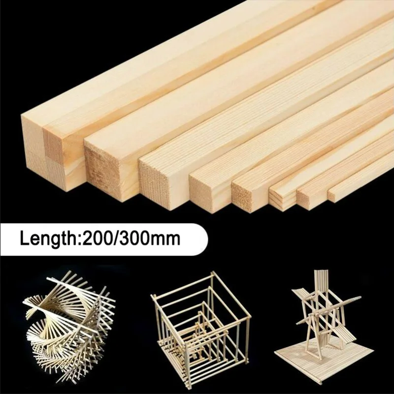 20-50 sztuk Basha drewniane paski Balsa DIY Handmade Model budynku materiał ręcznie robione meble rzemieślnicze dekoracje do robienia latarni