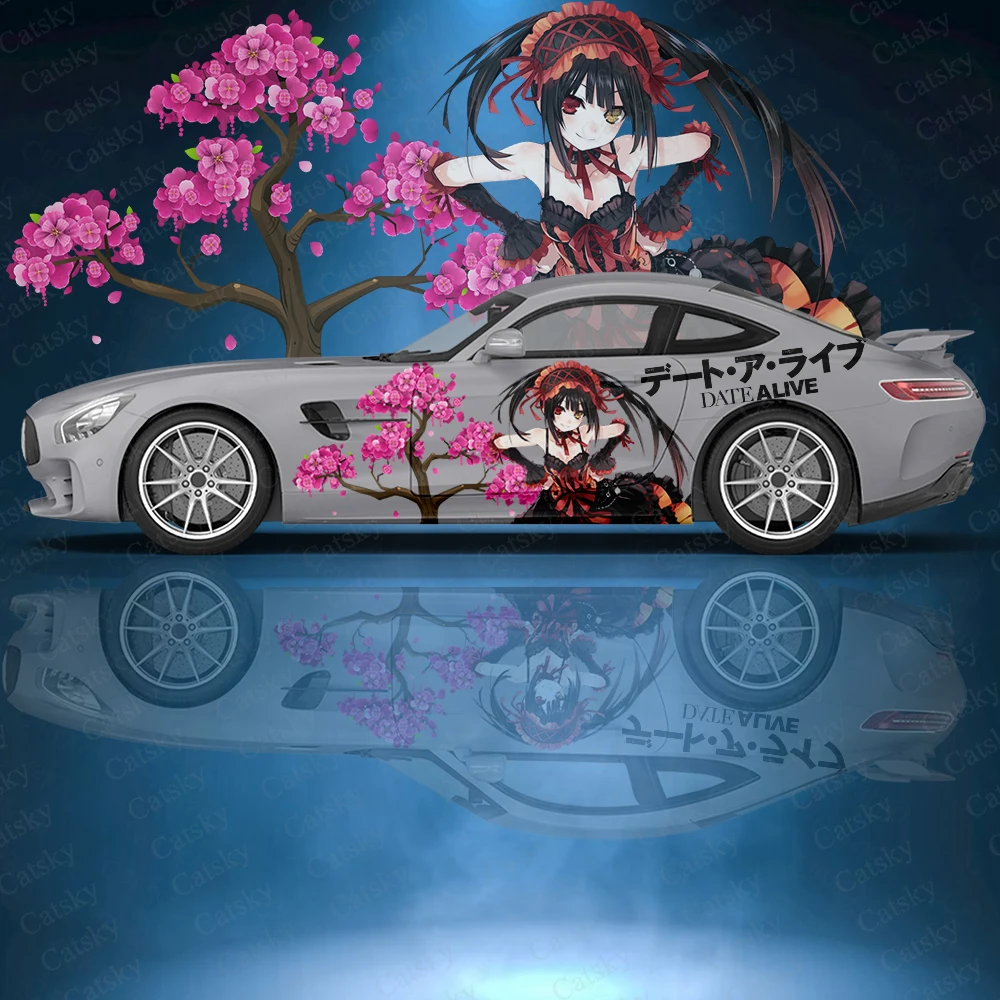 Date A Live anime car decals Auto paint Packaging decals GM decals fit most auto decals auto custom anime decals