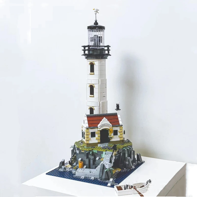 NEW IN STOCK Motorised Lighthouse Beacon 2065pcs Creative Idea Compatible With 21335 MOC Building Blocks Bricks Toys Lepinblock