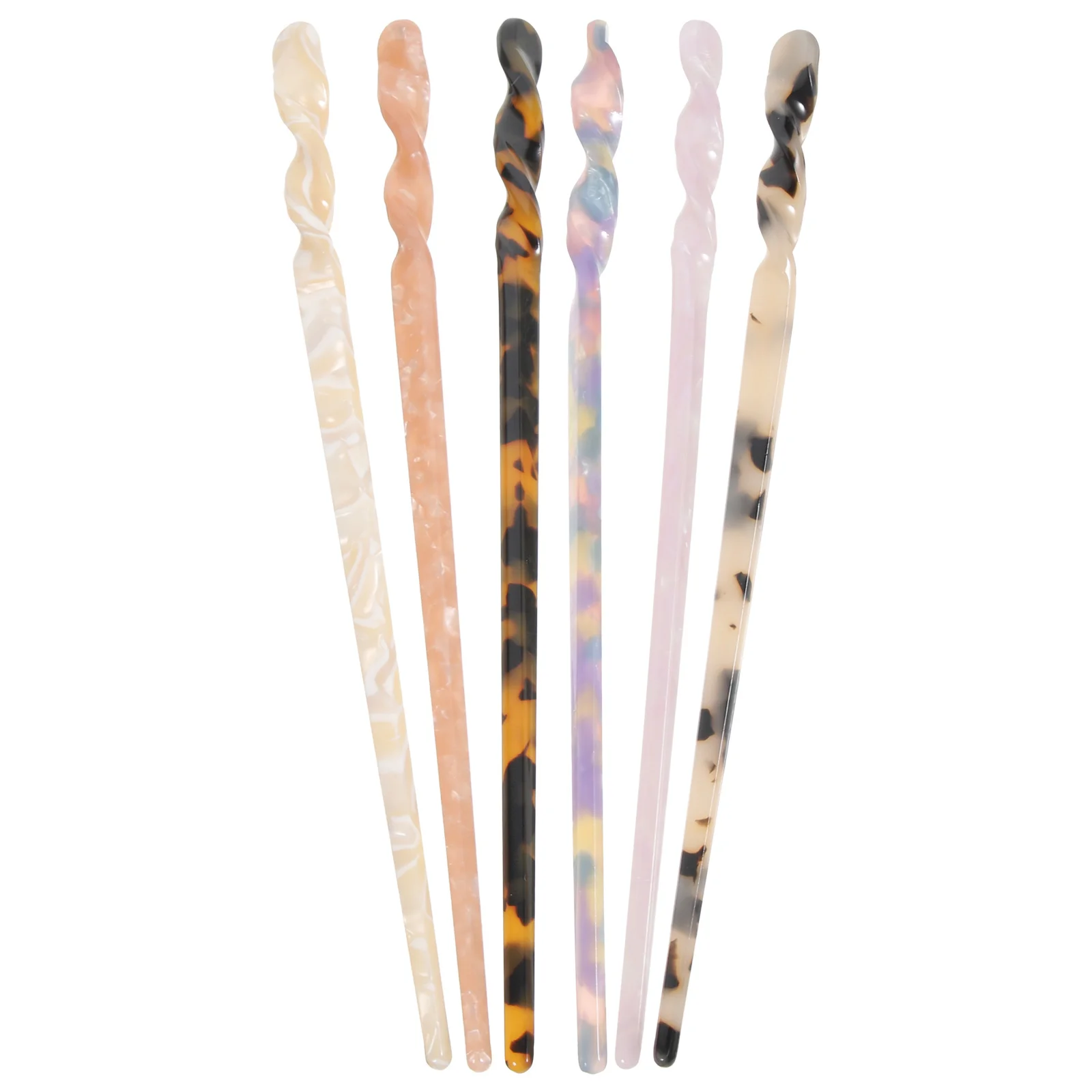 

6Pcs Minimalist Hair Chopsticks Long Metal Hair Sticks for Women Vintage Bun Accessories Elegant Daily Wear Hairpins