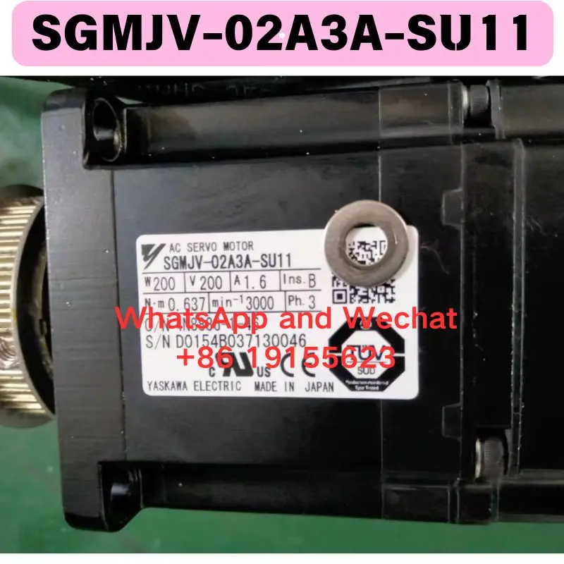 Used SGMJV-02A3A-SU11 electric machinery Functional test OK Fast delivery