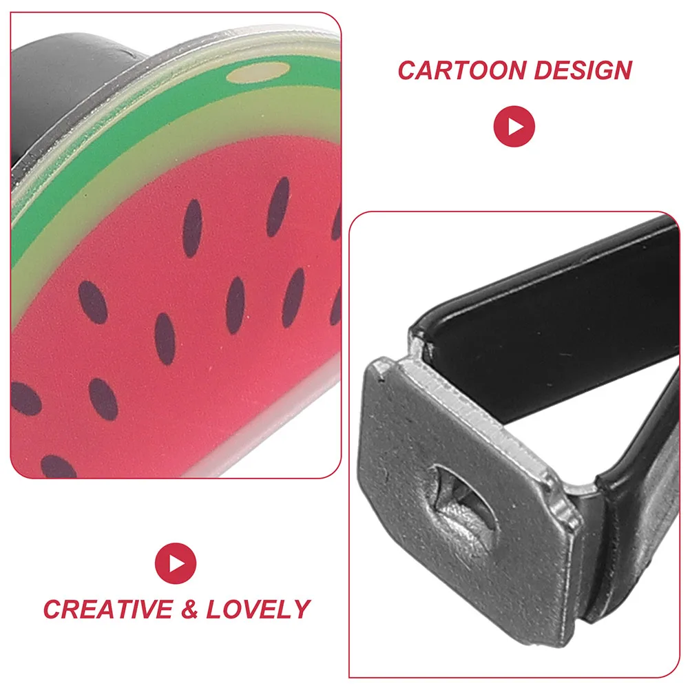 

2pcs Perfume Clip Watermelon Design Air Freshener Diffuser Cute Car Decorations Long Lasting Fragrance Car Vent Accessories
