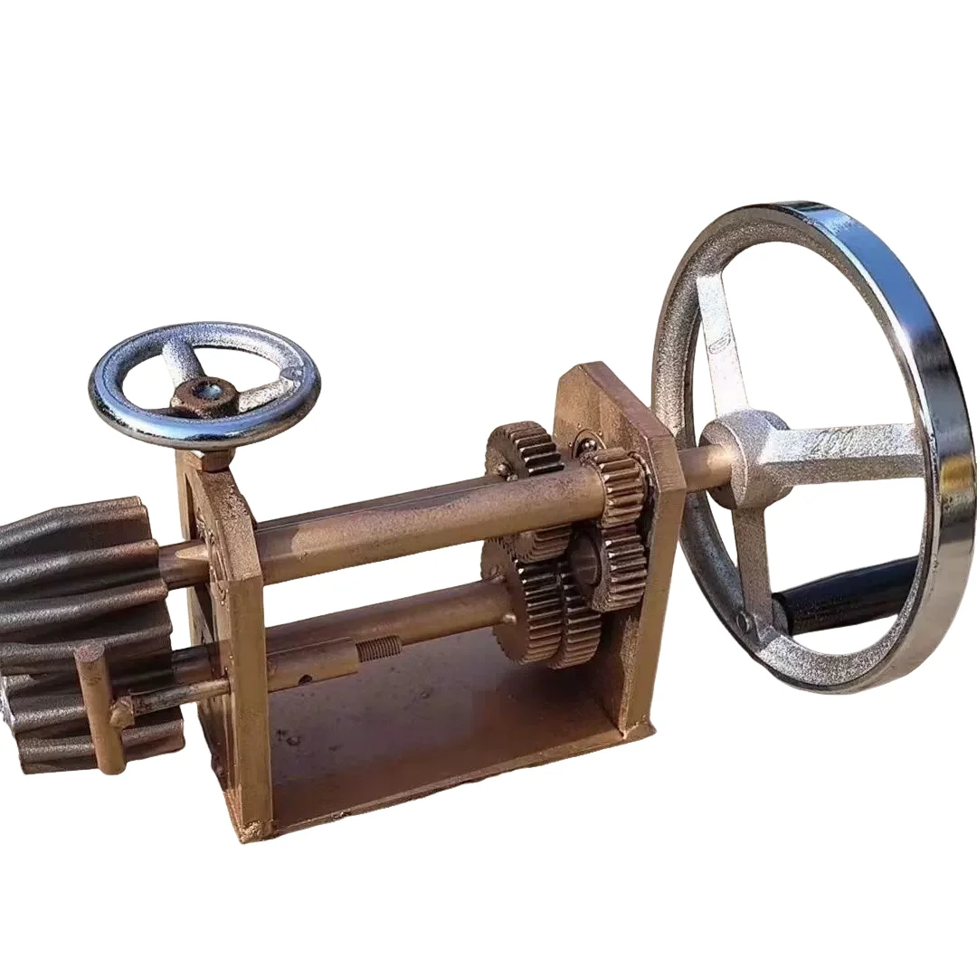 Small diameter aluminum embossing machine, manual iron valve box shrinking machine, pipeline closing and embossing machine