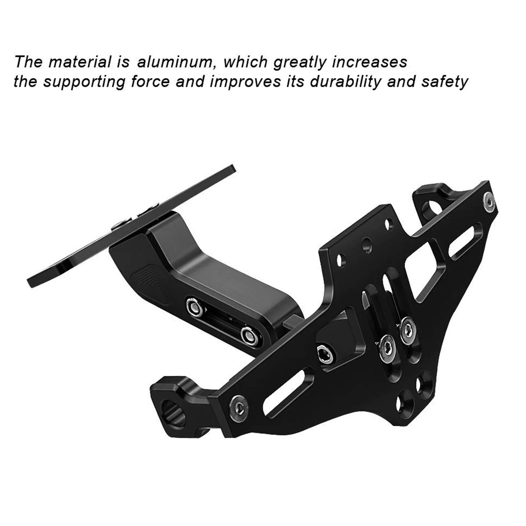 

Well Universal Motorcycle Fender Eliminator Motorcycle License Plate Holder Fender Eliminator Rear Tail Light Bracket Black