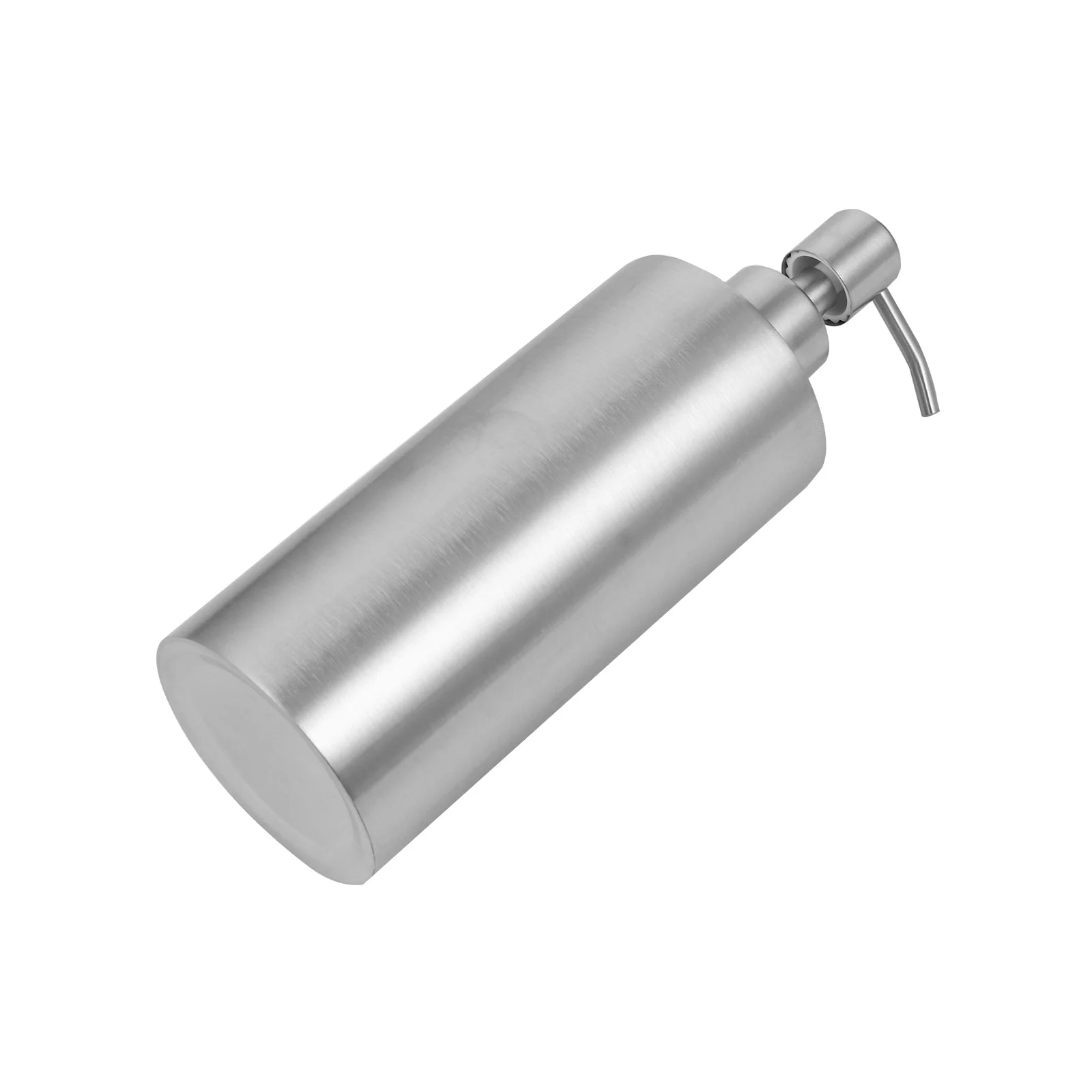 

1 pc 550Ml Portable Soap Dispenser Bottle Stainless Storage For Liquid Lotion Shampoo Simple Novel Design Household Hotel Use