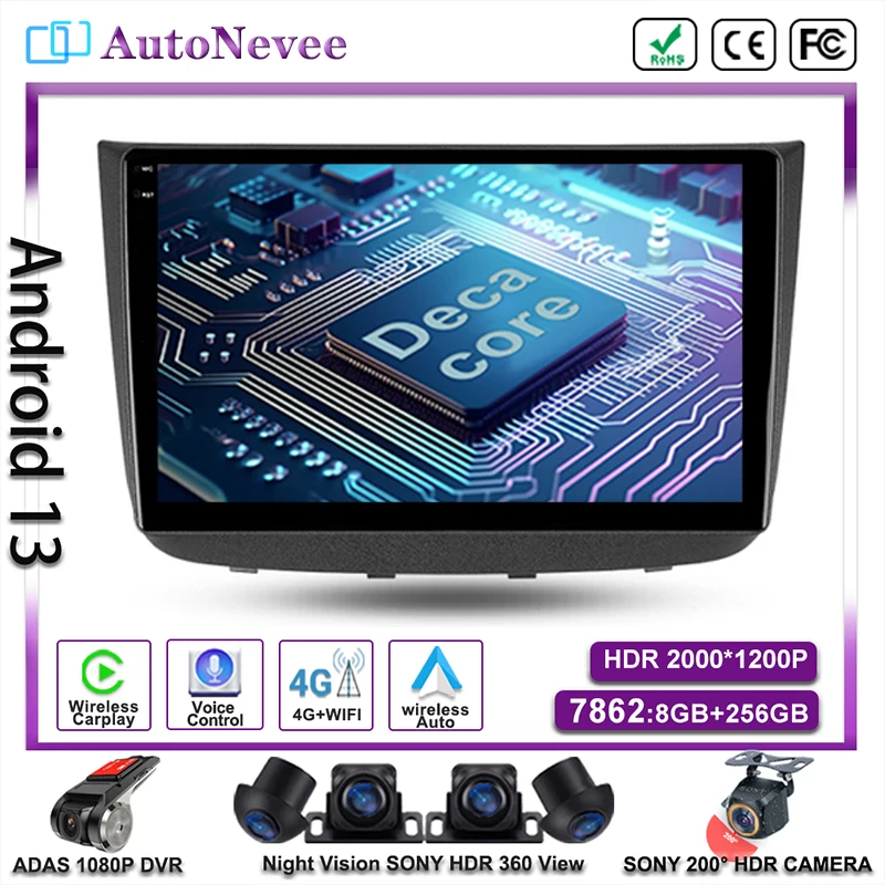 

Android 13 For Mercedes-Benz Vito 2 Viano 2 W639 2003 - 2015 Multimedia Car Player GPS Stereo Radio Screen Navigation No 2Din TV