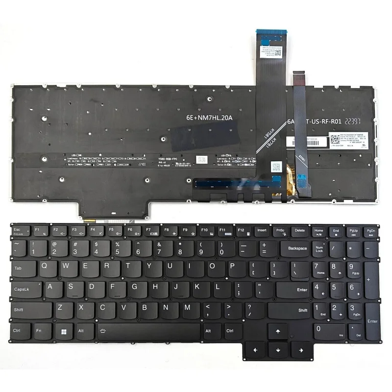 

LL+ FOR Lenovo Legion Pro 5 16ARX8 16IRX8 Pro 7 16ARX8H 16IRX8H US Keyboard RGB Backlit