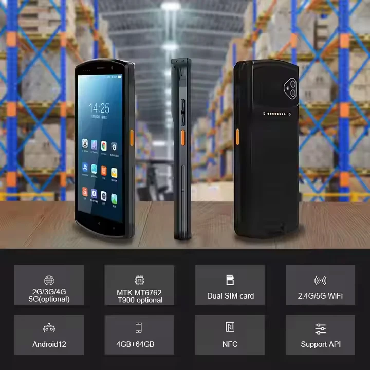 M91 4G Handheld Android Mobile PDA Terminal With WIFI GPS NFC Barcode Scanner Machine for Logistics Shops Selling Warehouse
