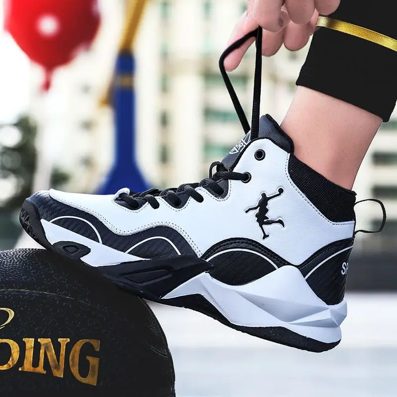 Tênis de basquete profissional para homens e mulheres, tênis antiderrapantes, treinamento atlético, botas esportivas, marca, masculino