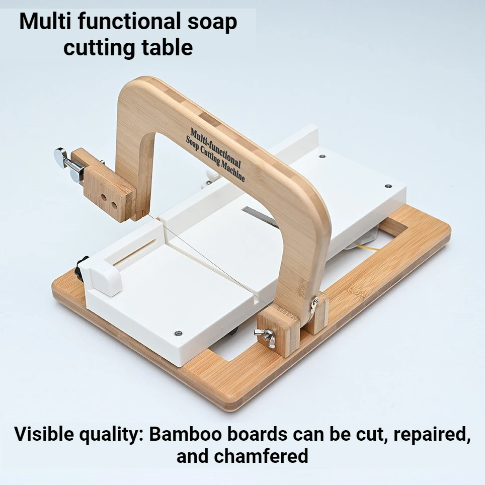 2026 Household Cold Soap Processing Workbench, Integrated Wire Soap Cutter Manual Tool for Handmade Soap Cutting Trimming