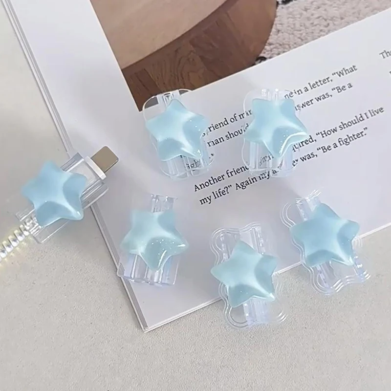 Korea Cute 3D Ocean Stars Change Charger Protector Cover Charger Line Protectors Organizer Winder Protector Cover Accessories