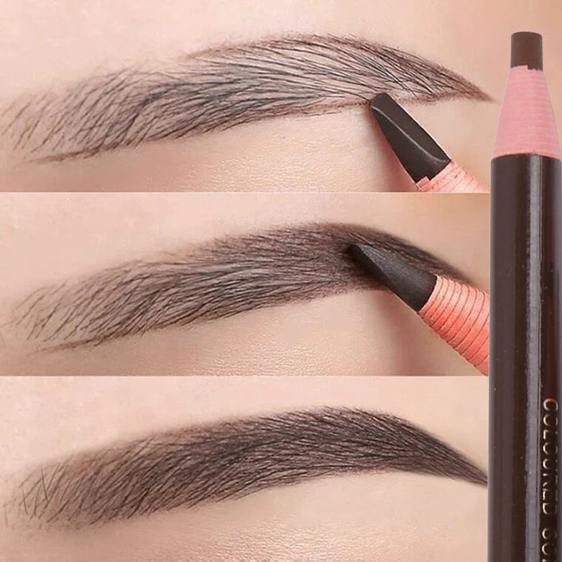 5 Colors Peel Off Eyebrow Pencil Waterproof Black Brown Eyebrow Enhancers Cosmetic Long Lasting Brow Tint Pen Makeup Tools