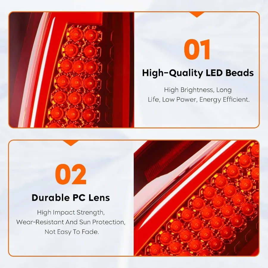 الضوء الخلفي + مصباح الفرامل الثالث لسيارة تشيفي أفالانش 2007 2008 2009 2010 2011 2012، الضوء الخلفي LED الثالث عالي التركيب As